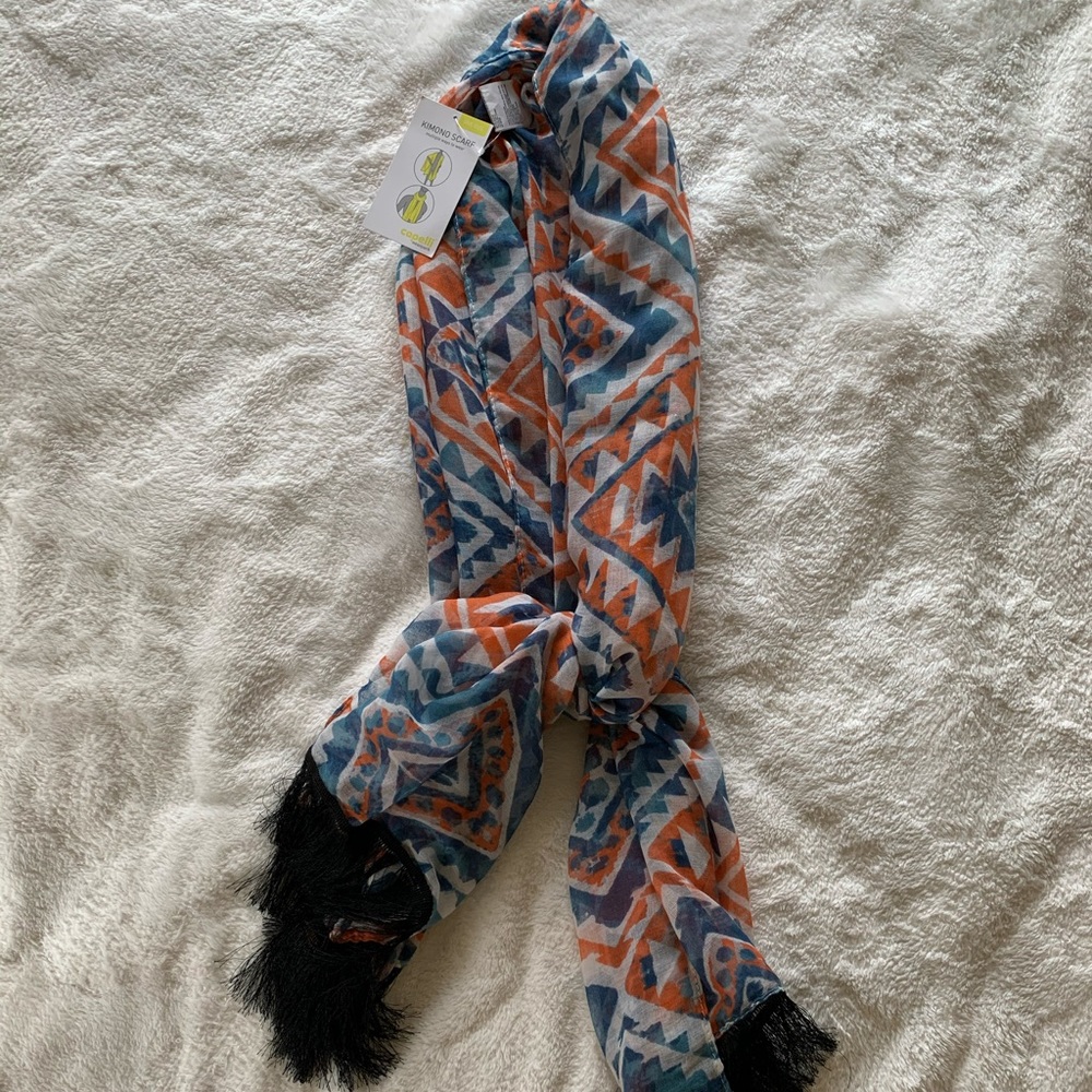 Patterned Infinity Scarf